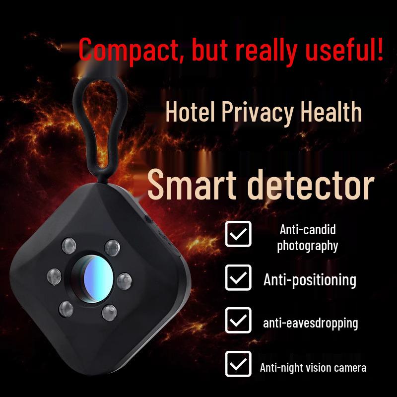 

Силиконовый Звуковой Умный Инфракрасный Портативный Детектор Камер Защиты от Шпионажа Black Infrared Detection