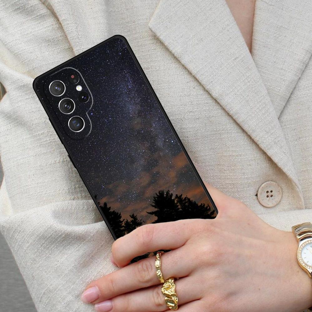 Starry Night Sky Stars Child Cell Phone Case for Samsung Galaxy S26 Ultra S25 S24 S23 S22 S21 S20 Note10 Cover
