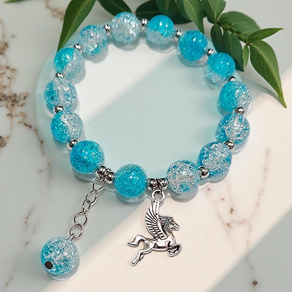 Butterfly Love Flower 10mm Handmade Beaded Bracelet - Original, Personalized, Exquisite Jewelry Gift for Friends and Newcomers
