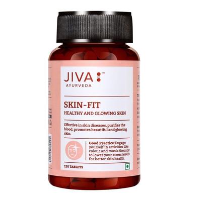 Skin Fit (120 Tabs, 500 Mg), Skin-Fit Tablets, Jiva