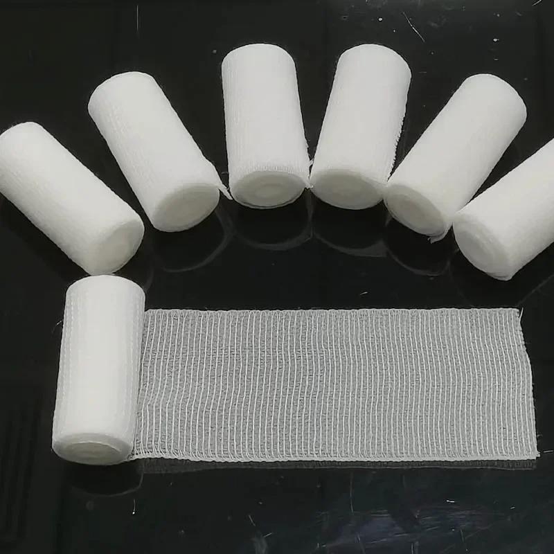 1/3/5/10rolls Emergency PBT Elastic Bandages Medical Gauze First Aid Kit for Home Care Wound Dressing Nursing Survival Supplies