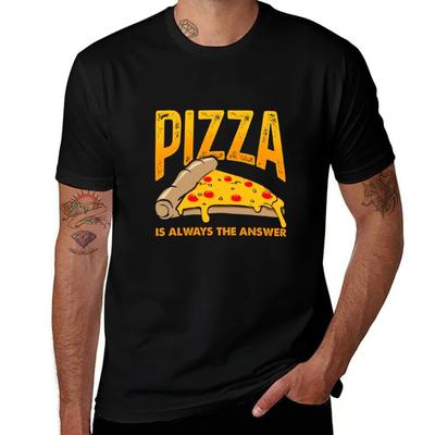 Funny Pizza Lover Sayings For Unisex Unisex Guy Graphic Pizza Tshirt Relaxed Fit Casual Short Sleeve Top