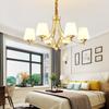 All-Copper Modern Minimalist Luxury Chandelier for Living Room, Bedroom, Study, or Restaurant