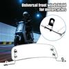 Motorcycle Deflector, Adjustable Bracket High-Definition Windshield, Transparent Wind Protection Board Universal for Electric Bike Scooter