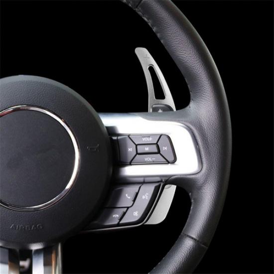 2x Metal Steering Wheel Paddle Shifter Shift Extension For Ford Mustang 2015-21