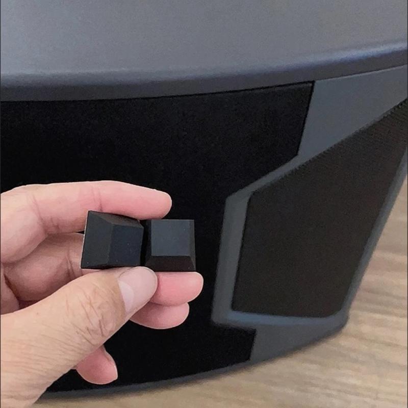 HIFI Sound Speaker Stand Trapezoid Amplifiers Shock Absorbers Feet Pad Vibration Stand Ebony Antishock Selfadhesive