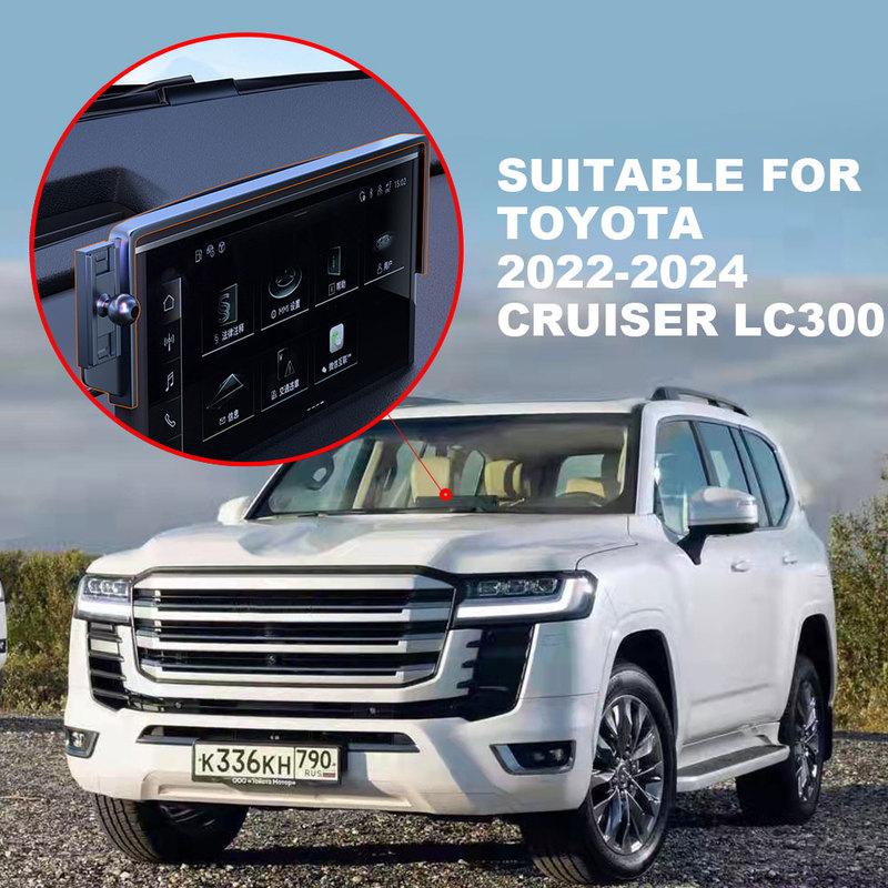 Car Phone Holder Mount Navigation Screen Fixed Adjustable Ball Mobile Phone Holder for Toyota Land Cruiser LC300 LHD