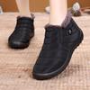 Winter Damenschuhe - Wasserdichte Kurze Baumwollschuhe Wollgefütterte Warme Freizeitschuhe Dicke und Rutschfeste Schuhe
