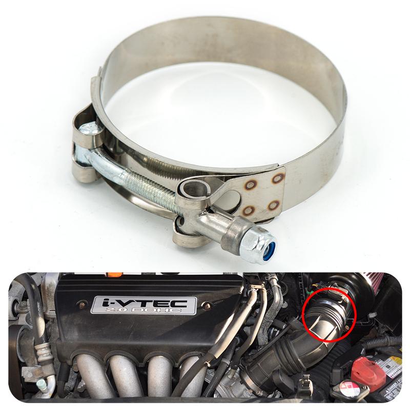 Universal 2.0" 2.25" 2.5" 2.75" 3.0" 3.25" 3.5" 4.0" T-Bolt Exhaust Clamp Intake Turbo Exhaust Intercooler Silicone Coupler