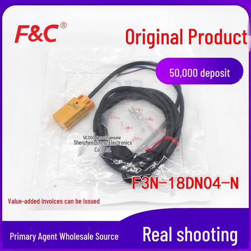Taiwan Jiazhun F3N-18DN04-N Square Proximity Sensor, DC Three-Wire, Normally Open F3N-18DN04-N