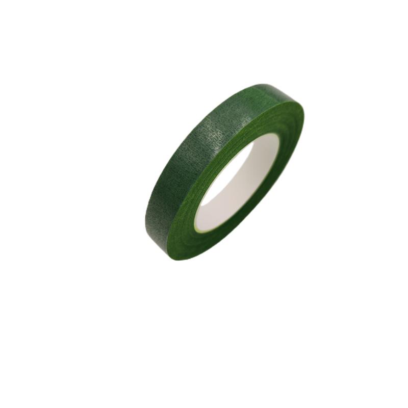 Handmade Green Floral Stem #2 with Glue-Wrapped Iron Wire for DIY Bouquets