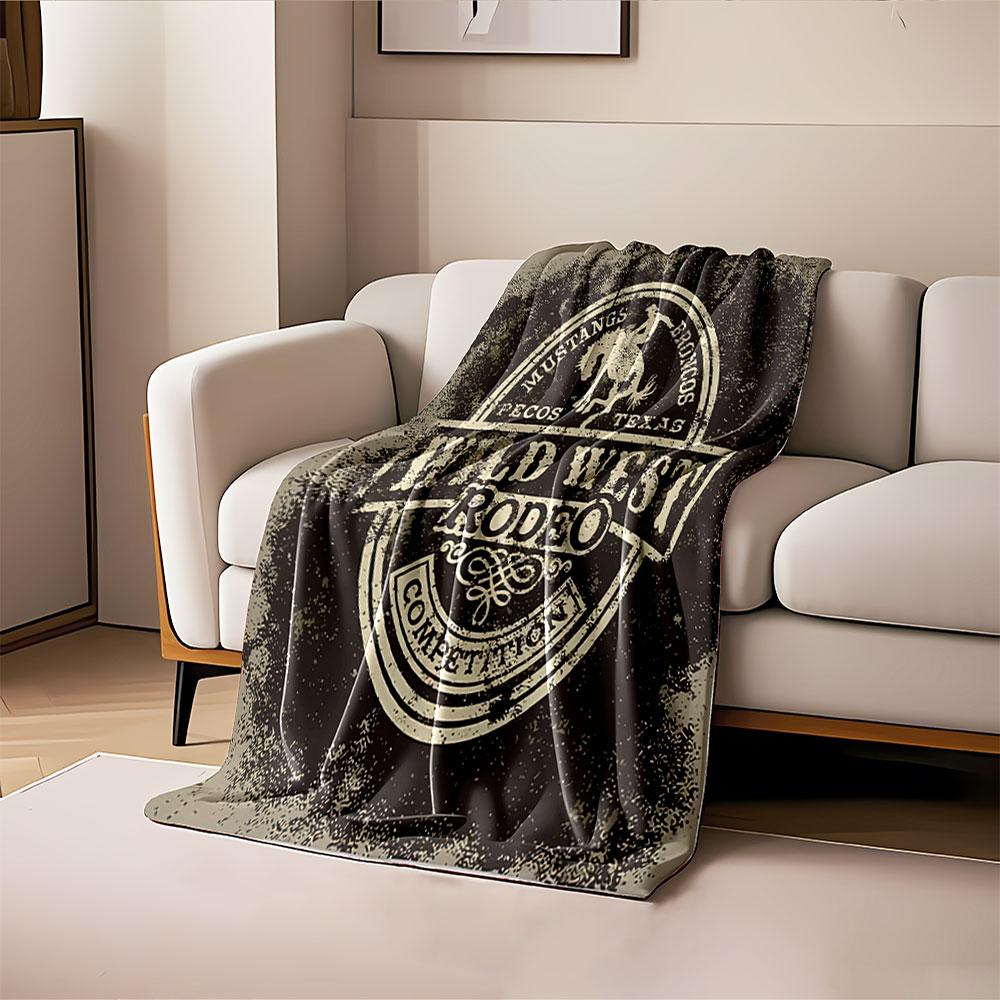 Wild West Rodeo Blanket for all seasons blanket lunch break throw gift