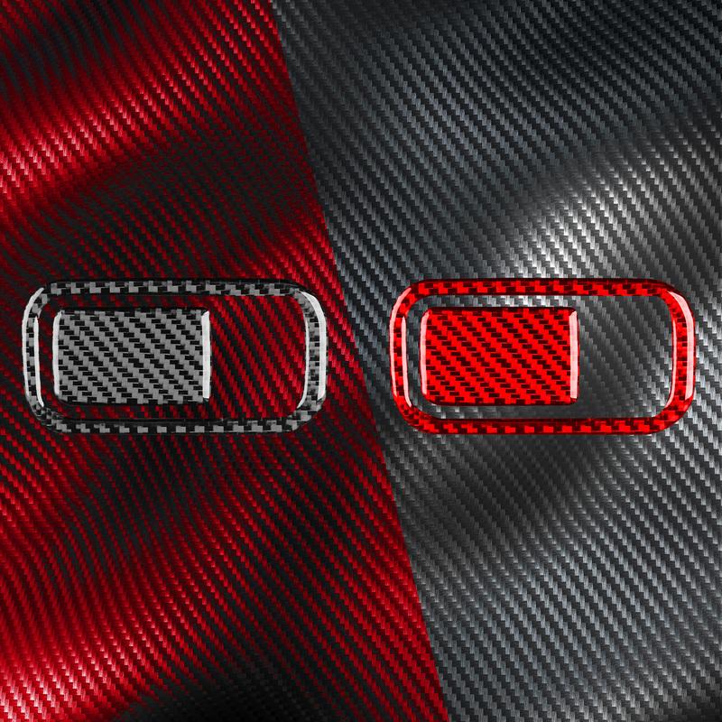 Carbon Fiber Stickers for Volkswagen Sagitar - Passenger-side Grab Handle Panel Car Interior Accessories Cover Decor