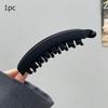 Fashion Leopard Print Banana Hair Clips Simple Non-Slip Frosted Hair Claws For Women Girls Bath Ponytail Hairpins Barrettes