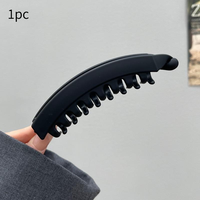 FashionPrint Banana Hair Clips Simple Non-Slip Frosted Hair Claws For Girls