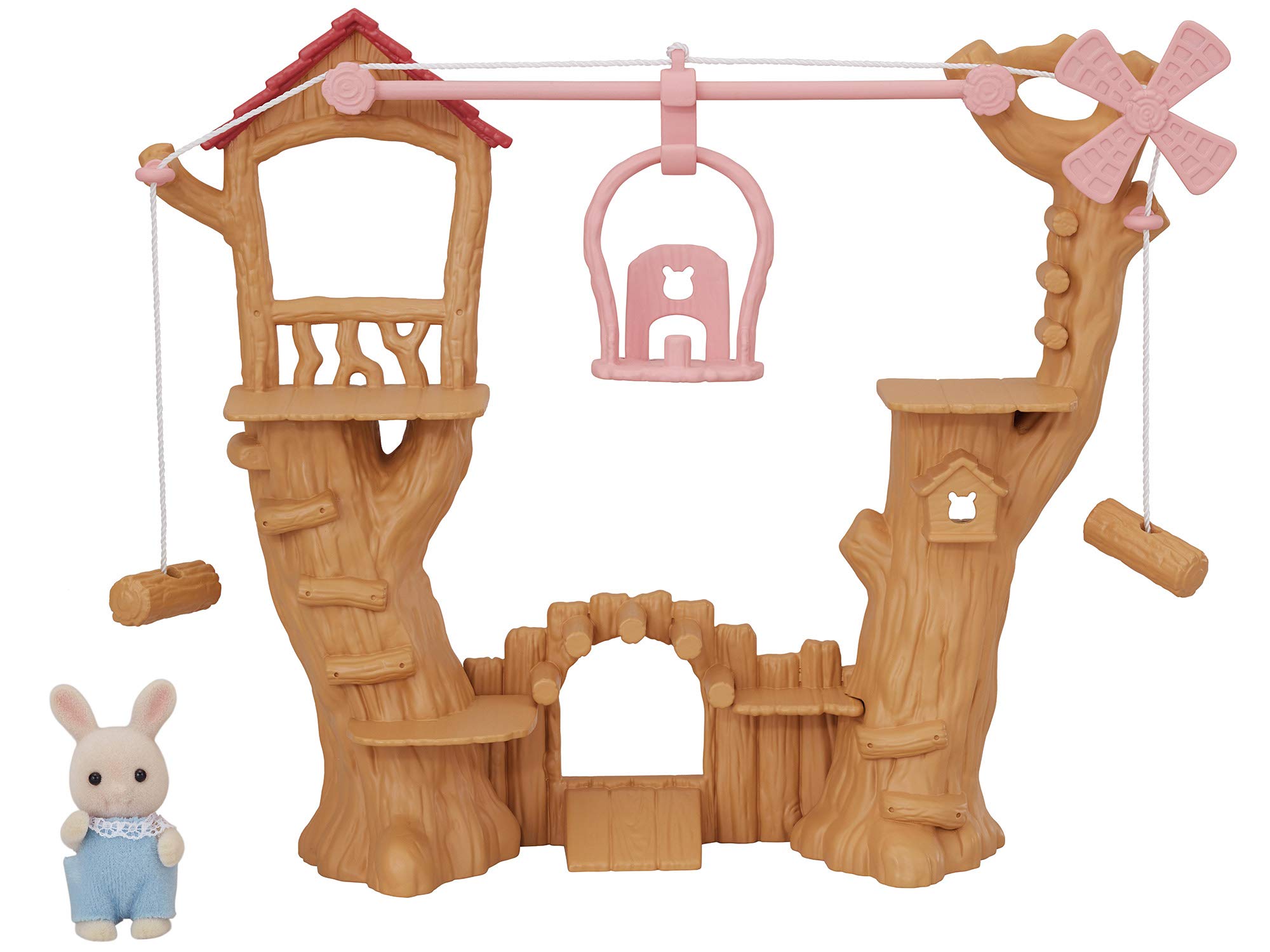 Sylvanian Families Семейная поездка Игровое оборудование Канатная дорога Co64 Сент-Марк Возраст 3+ Игрушка Sylvanian Epoch [Милый набор] Сертифицированный, Вверх, Кукольный домик, Семьи,