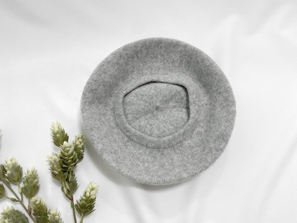 Women's Wool Knit Beret Plain Hat Basic