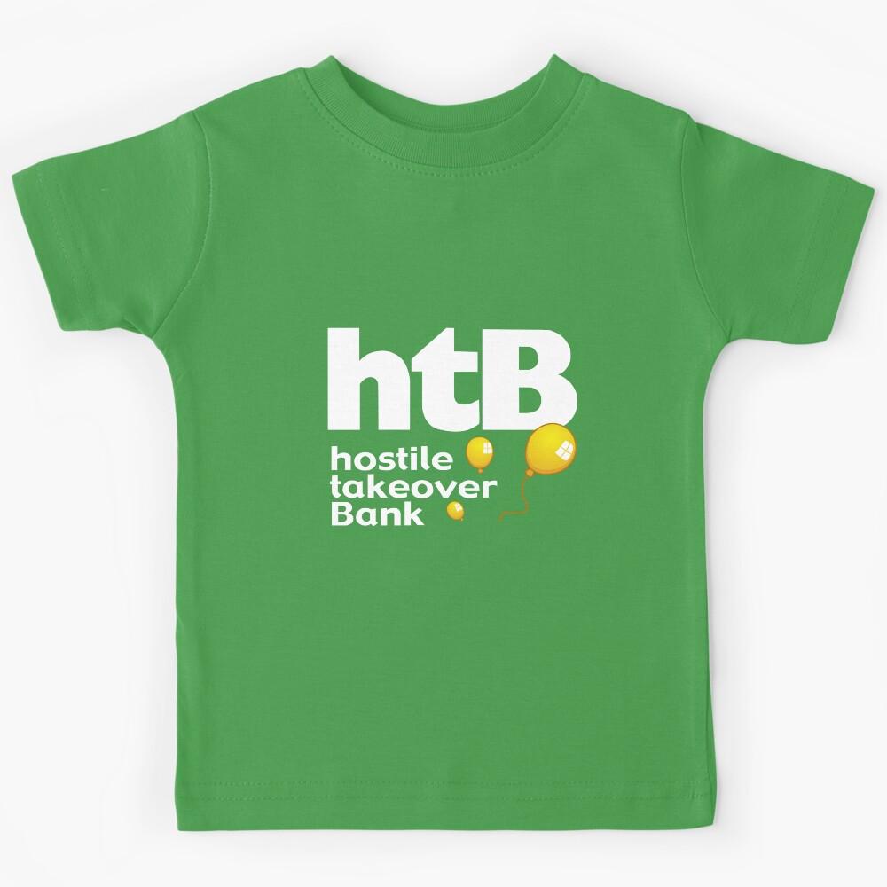Hostile Take Over Bank Kids T-Shirt 110