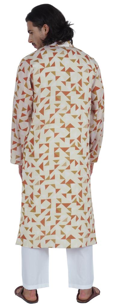 Atasi Traditional Party Wear Long Sleeve Kurta  Mandarin Collar Neck Casual