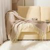 Multi-Purpose Woven Blanket: Sofa Throw, Bed Runner, Air Conditioning Shawl, Summer Cool Nap Blanket