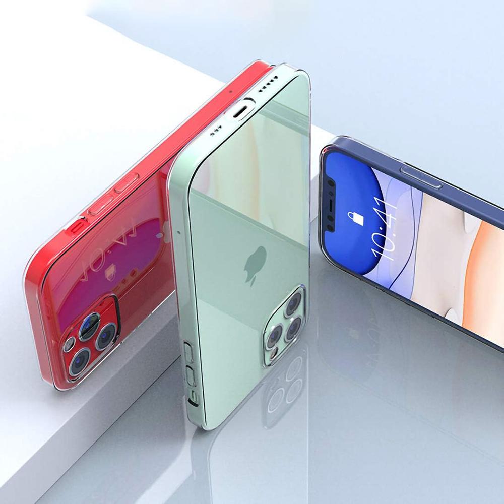 Ultra Thin Transparent Shockproof Case For iPhone 16 15 14 13 12 11 Pro Max Plus Mini Clear Full Back Cover Silicone Soft Shell