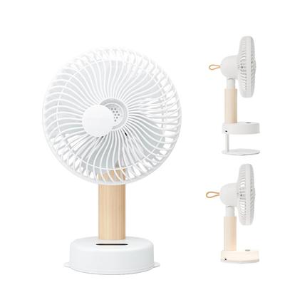 SYD Mini Schreibtisch DC Nachtlicht Automatischer Aroma-Clip Schreibtisch Wand Luftstrom USB 4000mAh Akkustand Energie Geeignet für Hitzschlag-Schutz Ventilator, Leise,