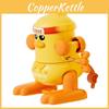 Kids Toy Mechanical Flip Duck With Linking Chain For Preschool Play And Learning