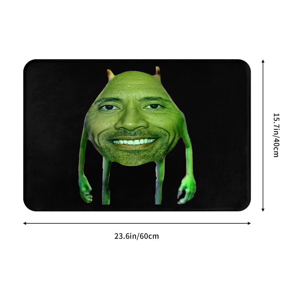 Dwayne The Rock Johnson Meme Doormat Mat Anti-Slip  Bathroom Kitchen Bedroom Rug Carpet 40*60cm
