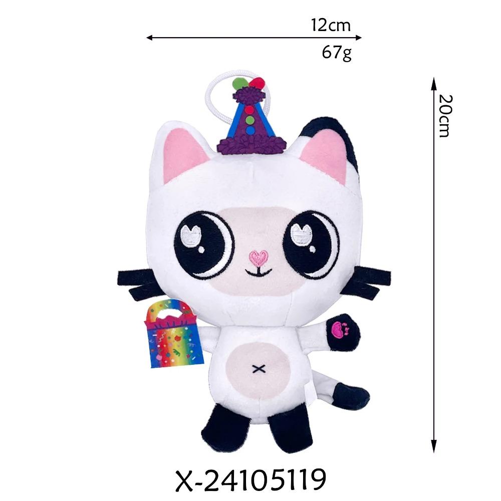 20cm Gabby Dukkehus Plysjleke Ryggsekk Katt Kake Katt Havfrue Kosedyr Plysjleke Gbay Klistremerke for Jenter Julegaver
