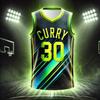 Novedad de Verano Camiseta de Baloncesto para Hombre Número 30 Chaleco sin Mangas Chándal Uniforme de Entrenamiento Camiseta sin Mangas Ropa Deportiva Chaleco de Entrenamiento