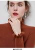 2020 Autumn Winter Women's Knitwear: Korean Style Floral Collar Striped Sweater Jacket