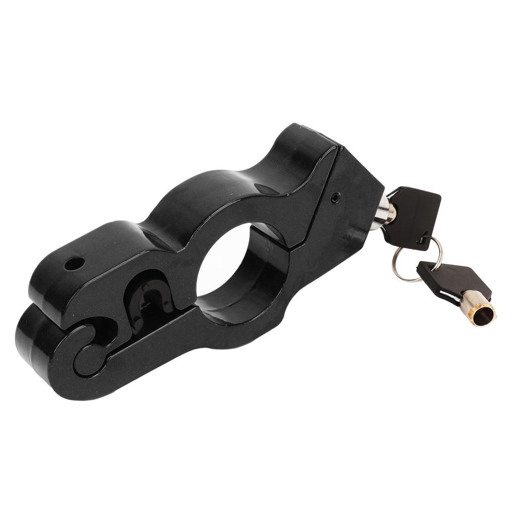 Throttle Handle Lock Aluminium Alloy Motorcycle Handlebar Grips Brake Throttle Security Lock with 2 Keys
