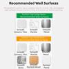Wall Mounted Suction Cup Paper Towel Holder Space Aluminum Easy Install Cling Film Storage Rack Space Saving Durable