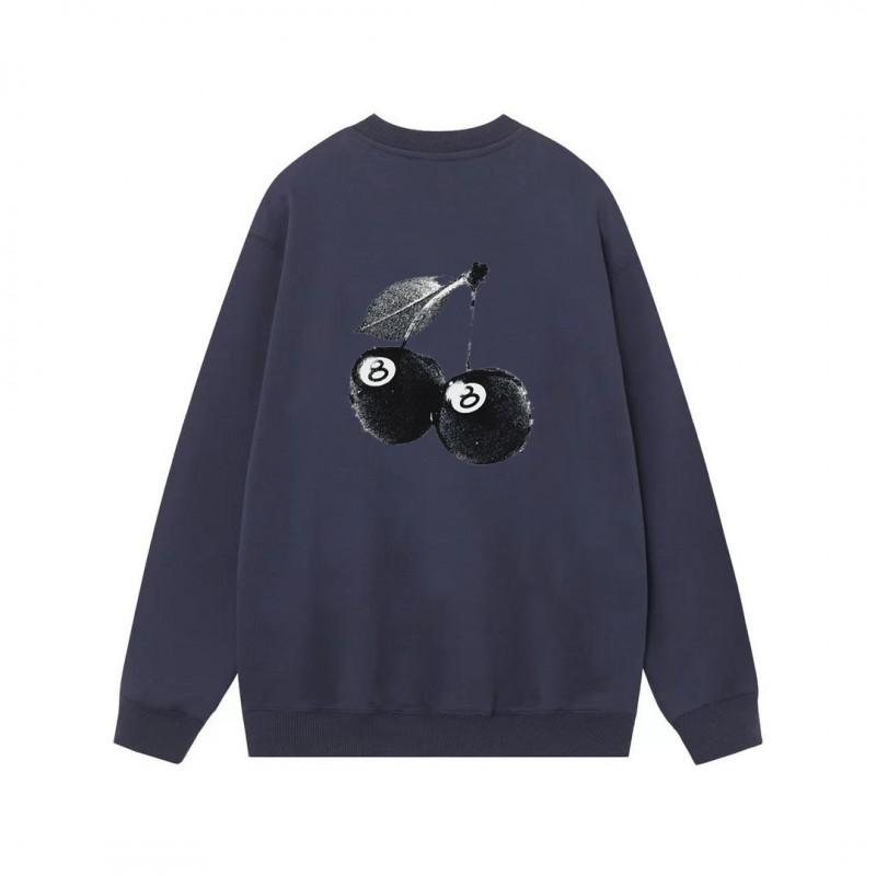 Unisex Oversized Cotton Crewneck Sweatshirt With Letter Dice Print Fall Youth Streetwear
