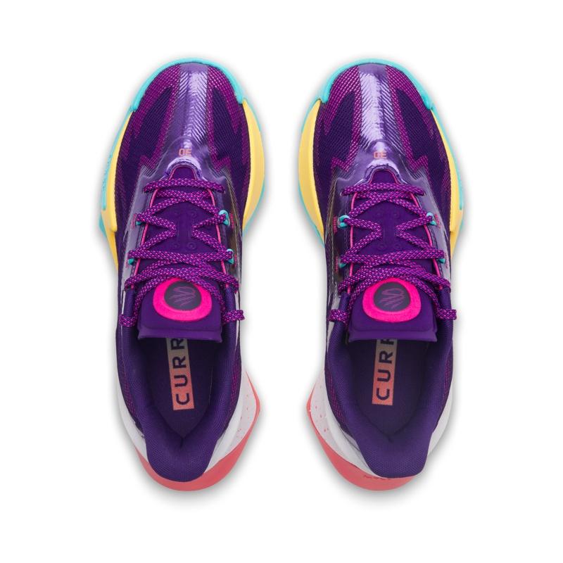 Under Armour Curry Series 7 Curry World Tour Unisexové tenisky Fialové 3027983-500