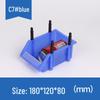 Thickened Modular Plastic Storage Box for Hardware & Electronic Components with Slanted Opening