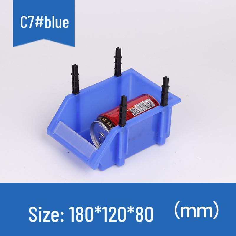 Thickened Modular Plastic Storage Box for Hardware & Electronic Components with Slanted Opening