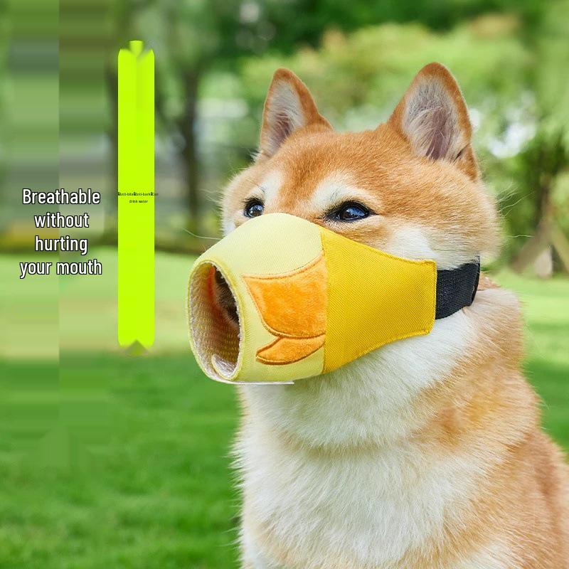 Hundemaulkorb-Set - Anti-Bellen/Beißen, Fressverhinderung für Kleine, Mittelgroße, Große Hunde