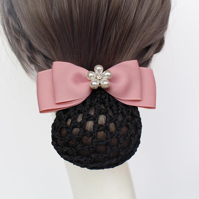 Nurse Head Flower Work Disc Hair Bank Hotel Restaurant Waiter Work Hair Net Pocket Disc Hair Headgear Hair Accessories New