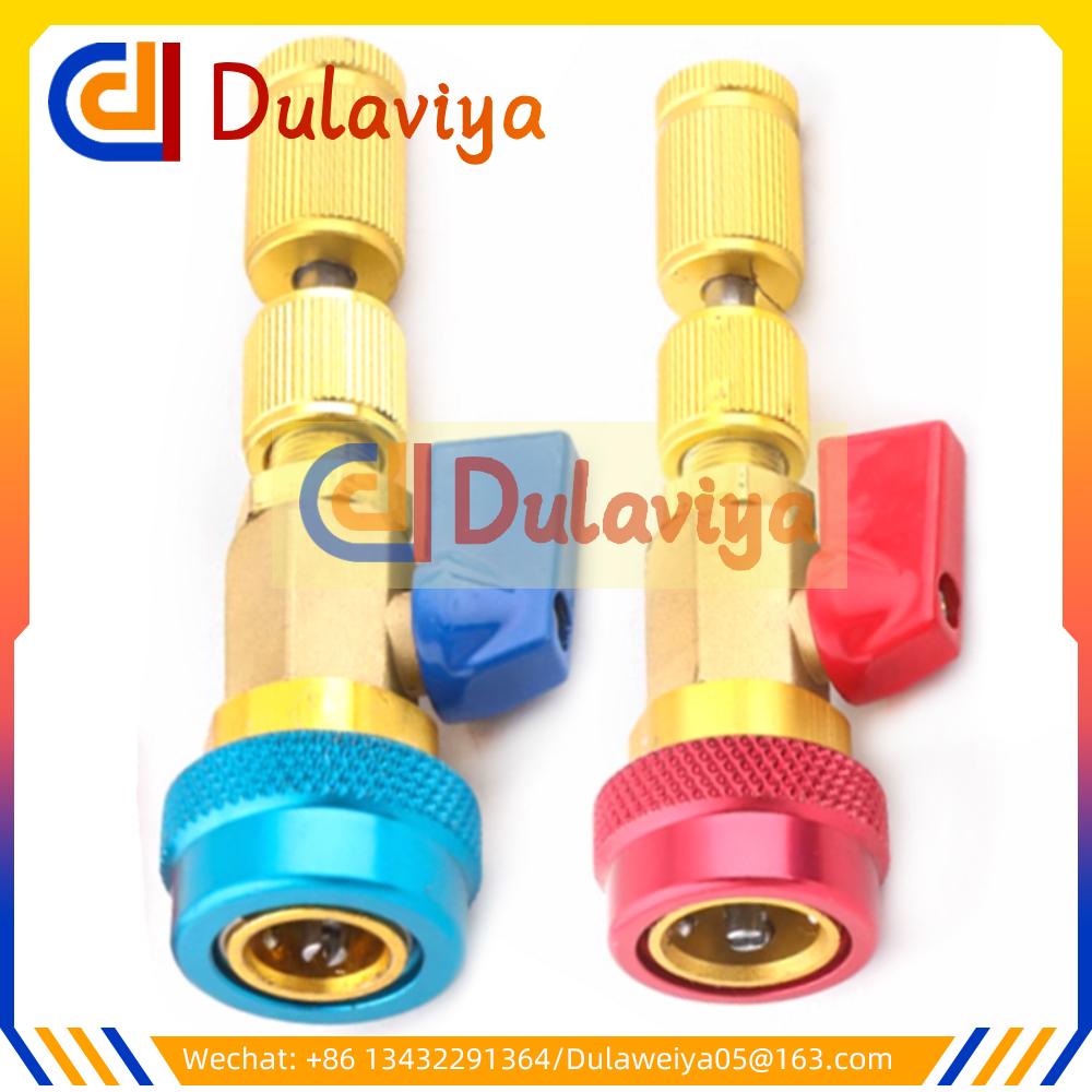 Auto Air Conditioner Maintenance Wrench Refrigerant R134a Valve Core Needle Quick Replacement / Removal Tool