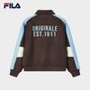 FILA Women's Yang Mi Style Colorblock Hooded Wool Jacket