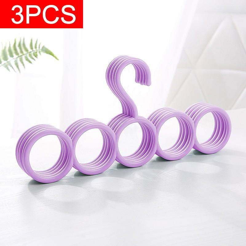 Scarf Hanger and Belt Storage Rack Used for Neckties Belts Scarves Space Saving Multi-purpose Storage Rack Clothing Organizer