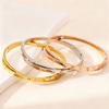 Simple and Fashionable Roman Numeral Interlaced Women's Bracelet Double-layer Buckle Jewelry Bracelet