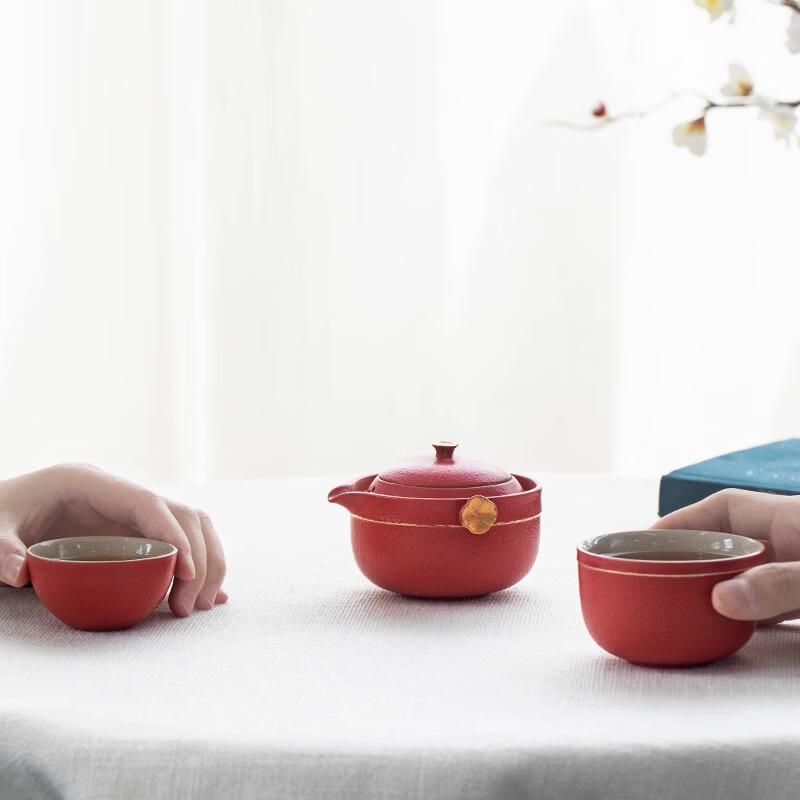 NEW CASTLE Ceramic Express Tea Set