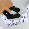 Unisex Sportsocken Atmungsaktiv Verdickt Trainingssocken Bequem Langlebig Reiten Tennis Outdoor-Sport Mittelhohe Socken