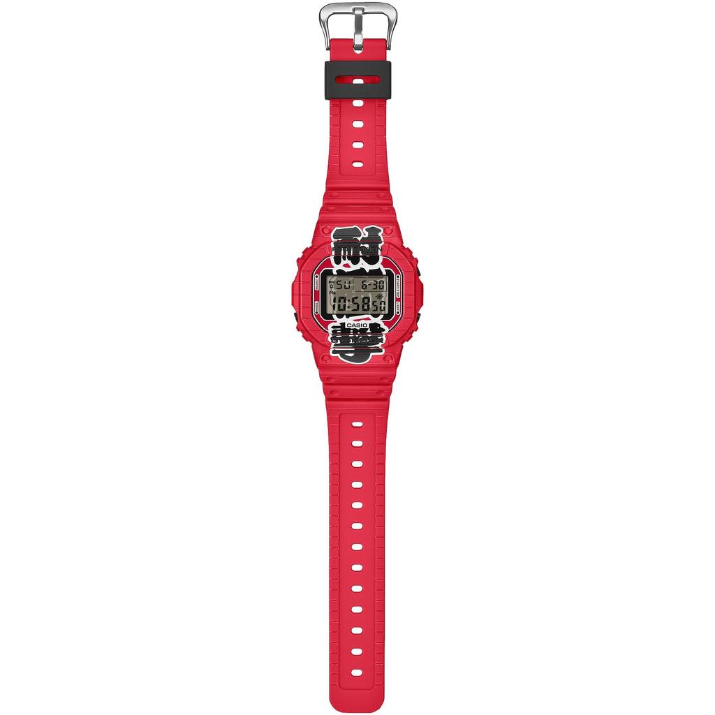 [CASIO] G-SHOCK DW-5600AKA-4JR Men's Digital Watch, Made In Japan, Red Lantern Design, 20 ATM, Red