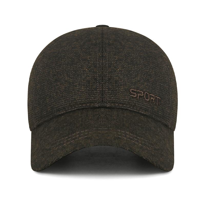 NORTHWOOD Winter Men's Baseball Cap with Ear Protection Warm Cotton Trucker Cap Outdoor Embroidered SPORT Cold Proof Baseball Hats