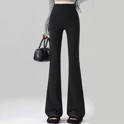 Women's High Waist Flared Long Pants