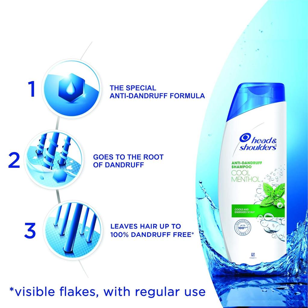 Head&shoulders Cool Menthol Shampoo 80mL (2 Επιλογές)