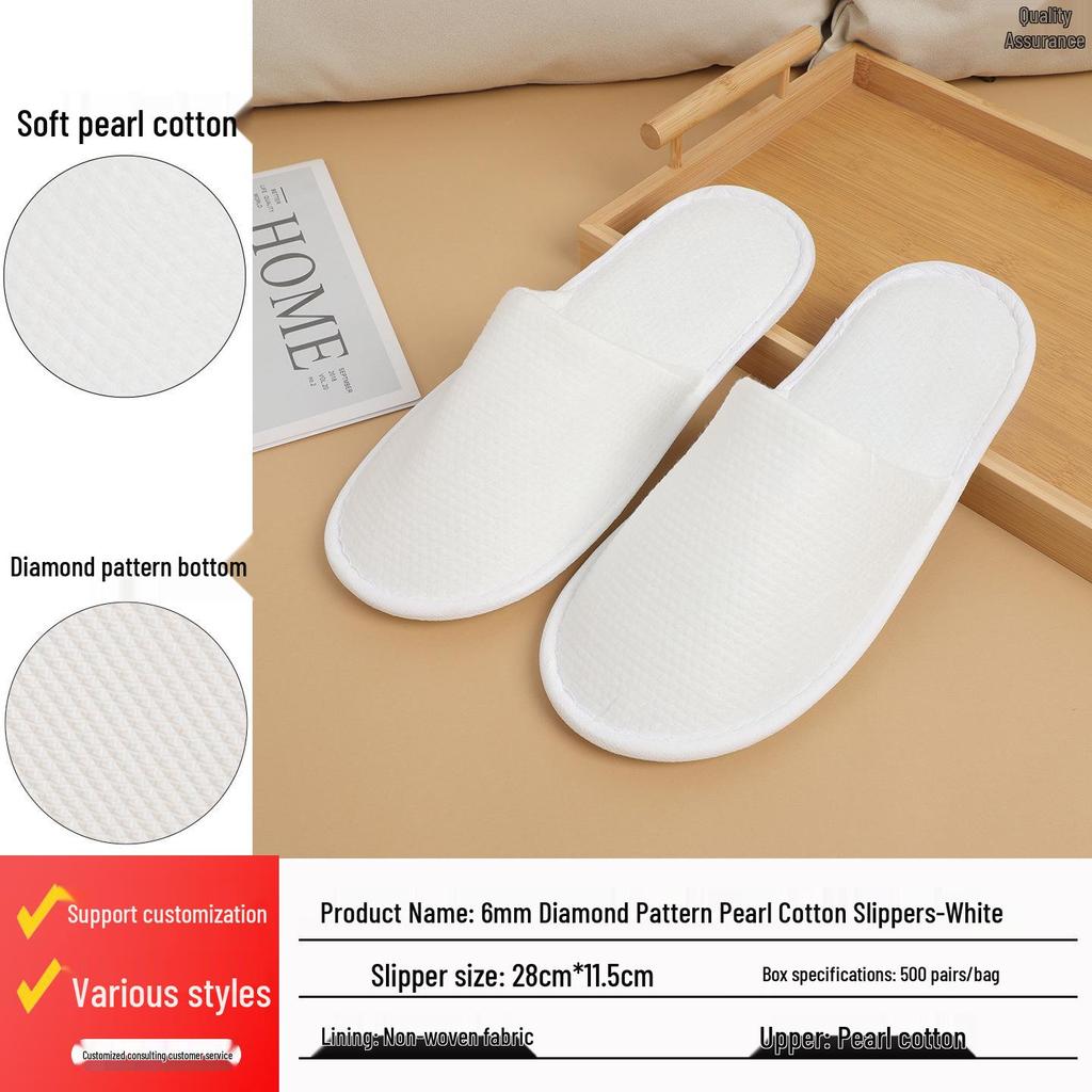 Extra Large Non-Slip Washable Slippers for Hotels & Salons